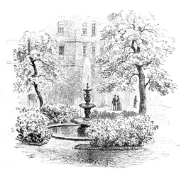 La Fontaine, Middle Temple, 1890