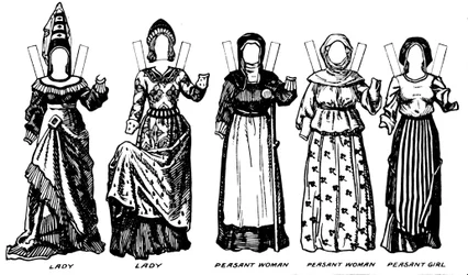 La Galerie du Costume Britannique : Les robes portées sous le règne de Richard III, c1934