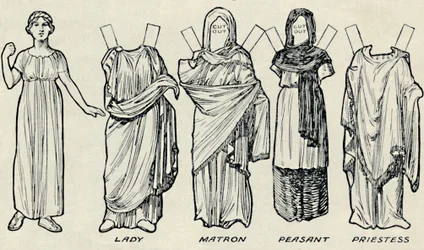 La Galerie du Costume Historique : Ce que portaient les Bretons et les Romains, vers 1934
