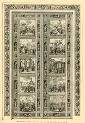 Les Portes de Ghiberti - La Porte Est du Baptistère à Florence, 1882