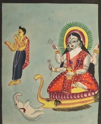 La déesse Ganga, 1800s