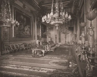 La grande salle de réception, château de Windsor, Berkshire, 1894