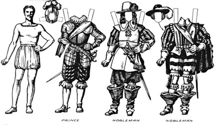 La Grande Galerie du Costume Historique : Robe portée sous le règne de Jacques Ier