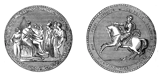 Le Grand Sceau du roi George IV, vers 1895