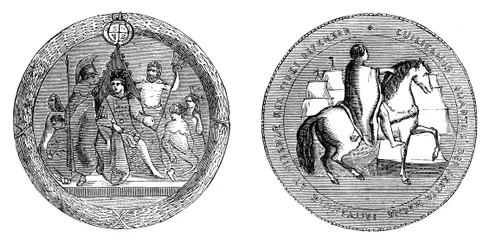 Le grand sceau du roi Guillaume IV, vers 1895