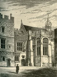 La salle, depuis la cour de la brasserie, 1911