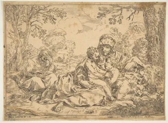 La Sainte Famille avec Saint Jean-Baptiste, copie d