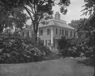 La maison du poète Longfellow, Cambridge, Massachusetts, USA, c.1900