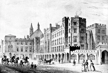 La Chambre des Lords et la Chambre des Communes, Westminster, début du 19ème siècle vers 1905