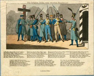 Les derniers dix du 4e régiment, 1831