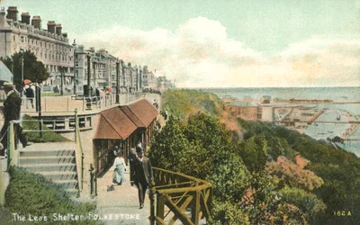Le Leas Shelter, Folkestone, années 1900