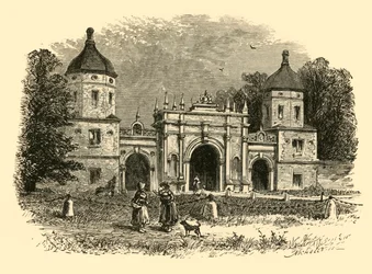 Le pavillon, parc de Burghley, 1898
