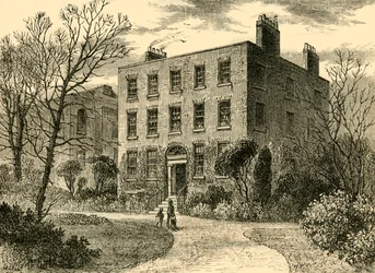 Le manoir, Dalston, vers 1876