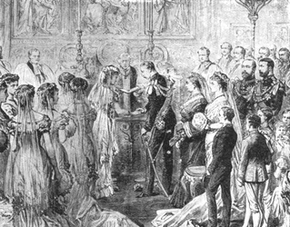Le mariage du duc de Connaught avec la princesse Louise Margaret de Prusse...1879, 1901