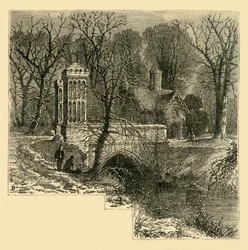 Le Fossé, Palais de Fulham, c1878