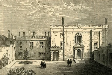 Le Monastère de Saint-Jean de Jérusalem, Clerkenwell - La Chapelle vue du Sud, c1872