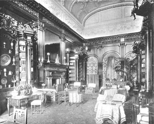 La salle du matin au manoir de Tring Park, Hertfordshire, 1894