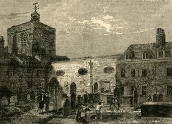 La vieille église de St. James, Clerkenwell, vers 1872