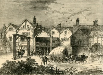 Le Vieux Tabard Inn, au XVIIe siècle