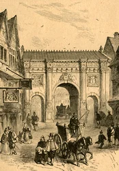 Le vieux Temple Bar en bois, 1897
