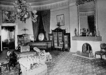 Le salon ovale à la Maison Blanche, Washington DC, USA, 1908
