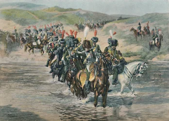 Le Passage du gué, 1896