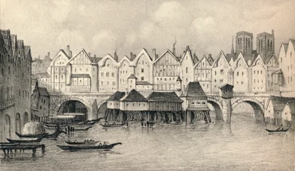 Le Pont Notre-Dame en 1560, 1915