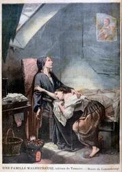 La famille indigente, ou Le suicide, 1849, 1897