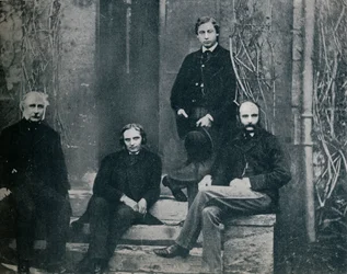 Le prince de Galles et ses tuteurs à l