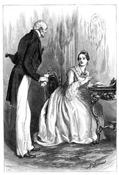 La reine et le mandat de mort des déserteurs, vers 1850, 1900