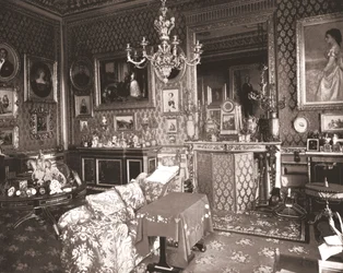 Le salon de la reine, château de Windsor, Berkshire, 1894