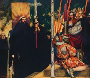 La Réception de Saint Augustin par Ethelbert, 1912
