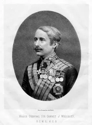 Le très honorable Garnet Joseph Wolseley, maréchal britannique, 1880