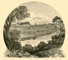 Le Roodeye, depuis le pont ferroviaire, 1898