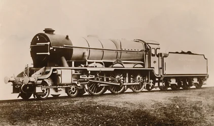 Locomotive express S.R. Lord Nelson, vers 1930