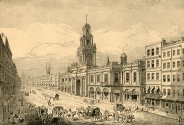 La deuxième Bourse royale, Cornhill, 1897