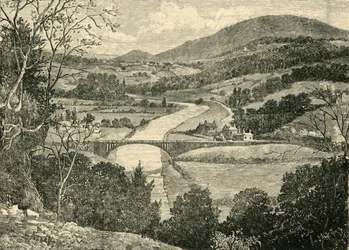 La Severn, depuis Benthall Edge, 1898