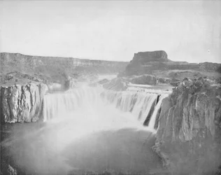 Les chutes de Shoshone, 19ème siècle