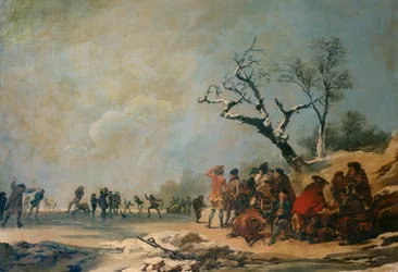 Les patineurs, 18ème ou début du 19ème siècle