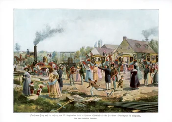 Le chemin de fer Stockton & Darlington, 1825, 1900