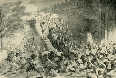 La prise de la porte du Cachemire, 1901
