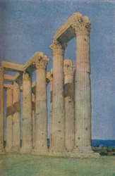 Le temple de Zeus Olympien à Athènes