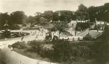 La terrasse et la fontaine, Central Park, New York