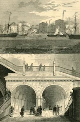 Le tunnel de la Tamise tel qu