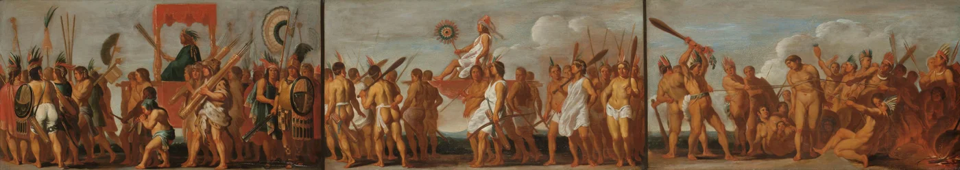 Le traitement des prisonniers de guerre par les Tupinambás, vers 1630