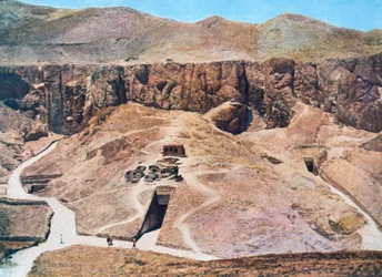 La Vallée des Rois, Louxor, Égypte, 20e siècle