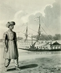 La flottille et les bateliers du vice-roi, 1813