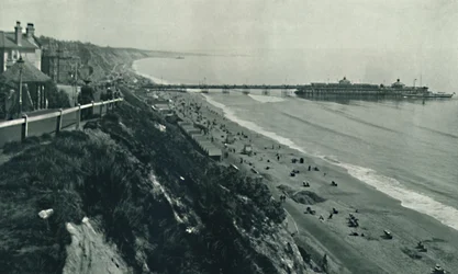 La falaise ouest, vers 1910