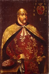 Les Cosaques Zaporogues Ataman Vasily Grigoryevich Gamaleya, vers 1760