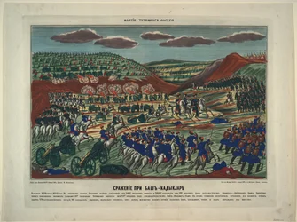 La bataille près de Bash-Kadiklar, 1854